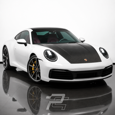 OEM Style Dry Carbon Fiber Front Hood - Porsche 992 911 Carrera / Targa