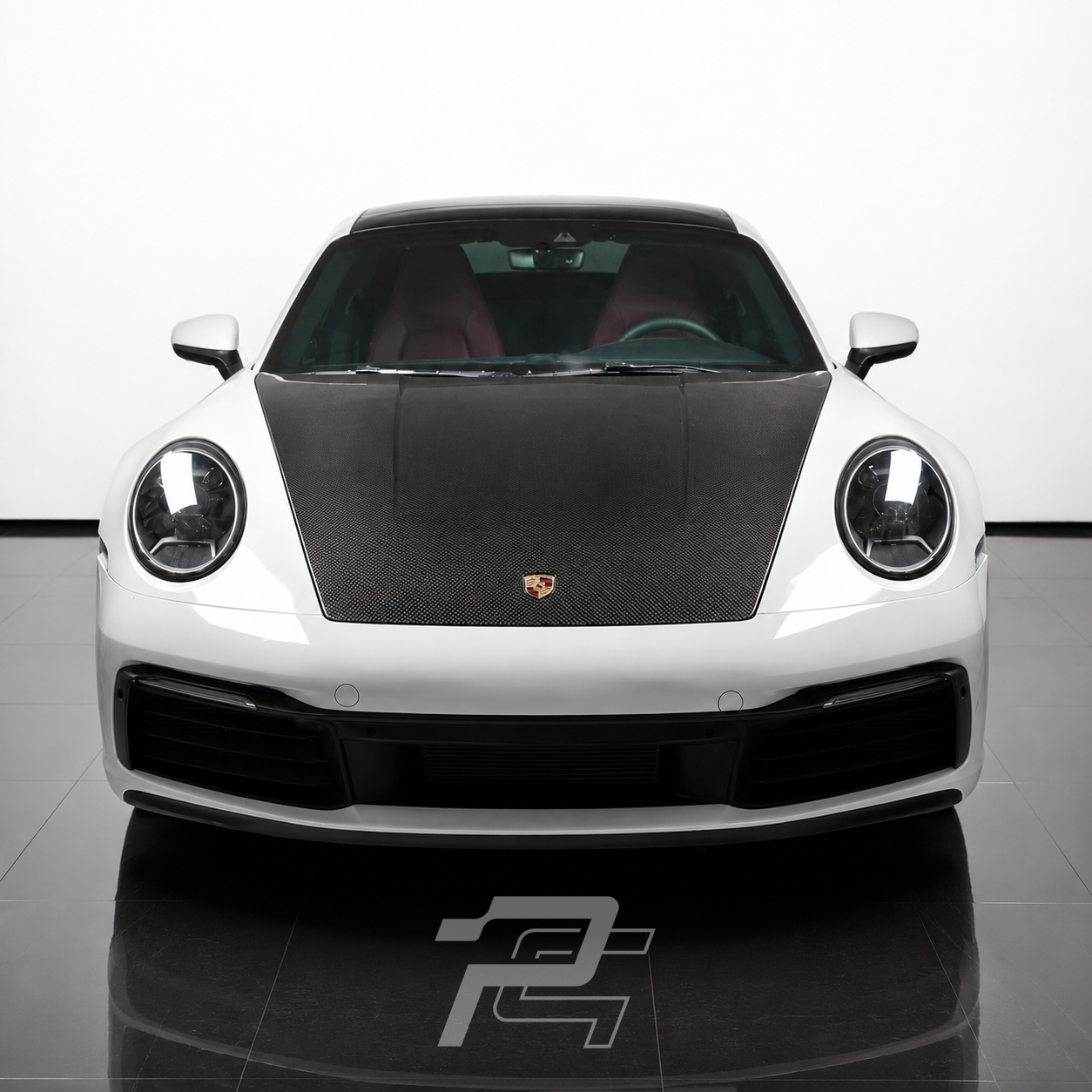 OEM Style Dry Carbon Fiber Front Hood - Porsche 992 911 Carrera / Targa