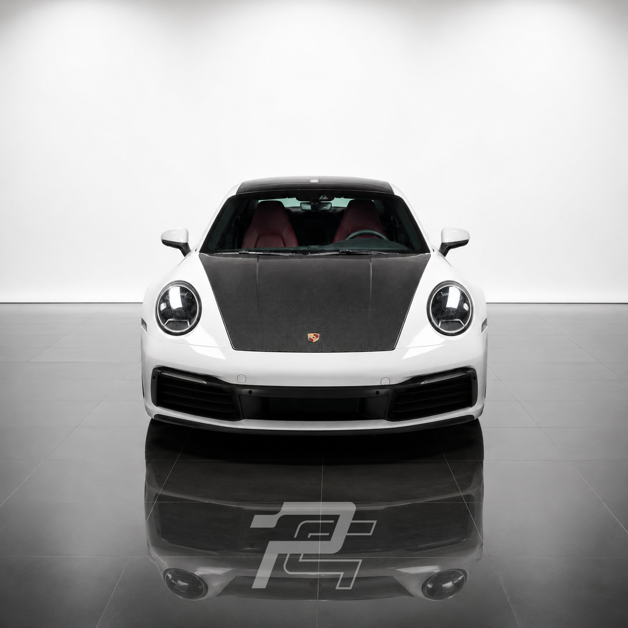 OEM Style Dry Carbon Fiber Front Hood - Porsche 992 911 Carrera / Targa