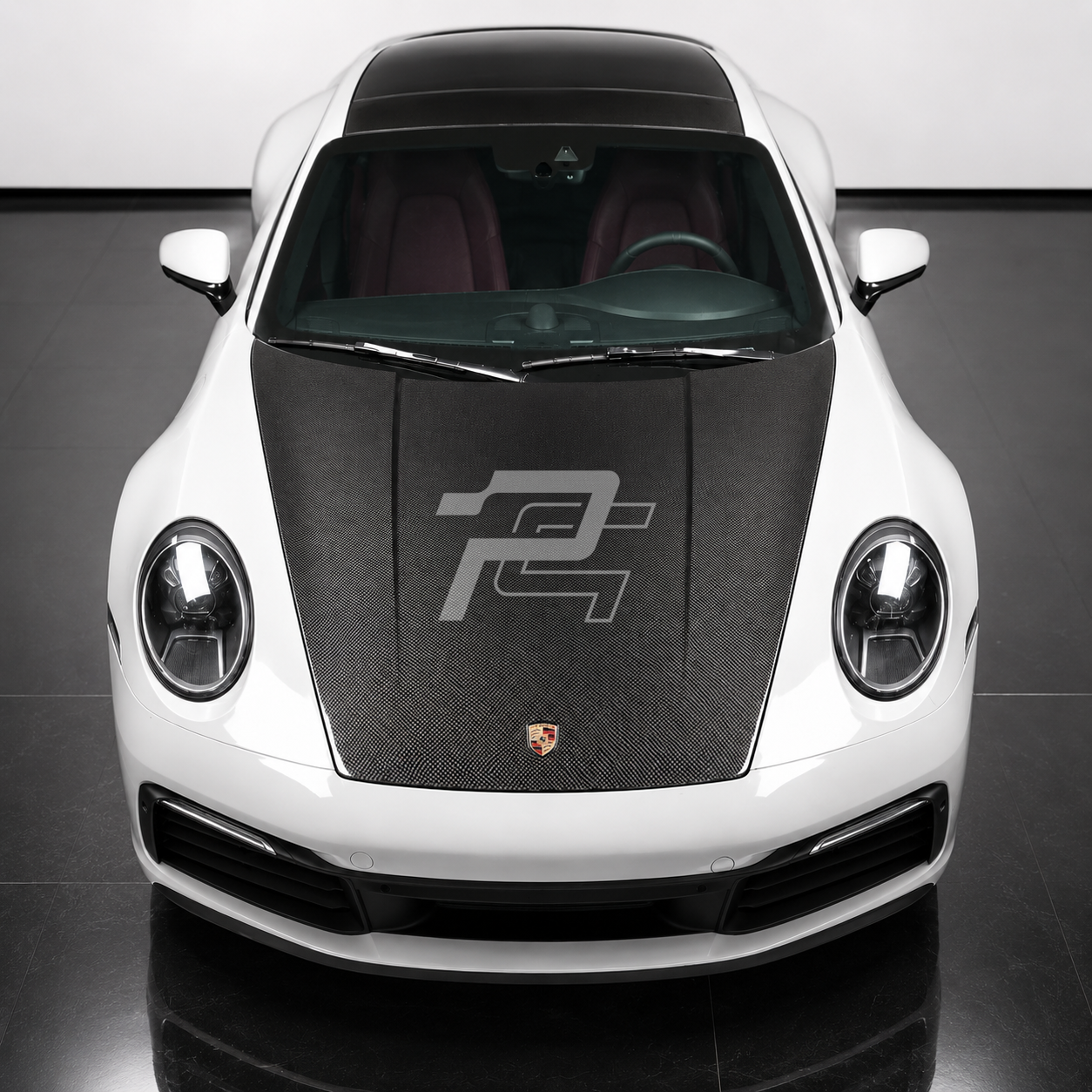OEM Style Dry Carbon Fiber Front Hood - Porsche 992 911 Carrera / Targa