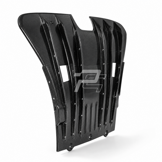 Dry Carbon Fiber Lower Rear Diffuser – Porsche 992.1 911 GT3 / GT3 RS