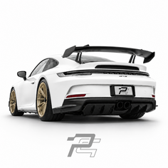 Dry Carbon Fiber Lower Rear Diffuser – Porsche 992.1 911 GT3 / GT3 RS