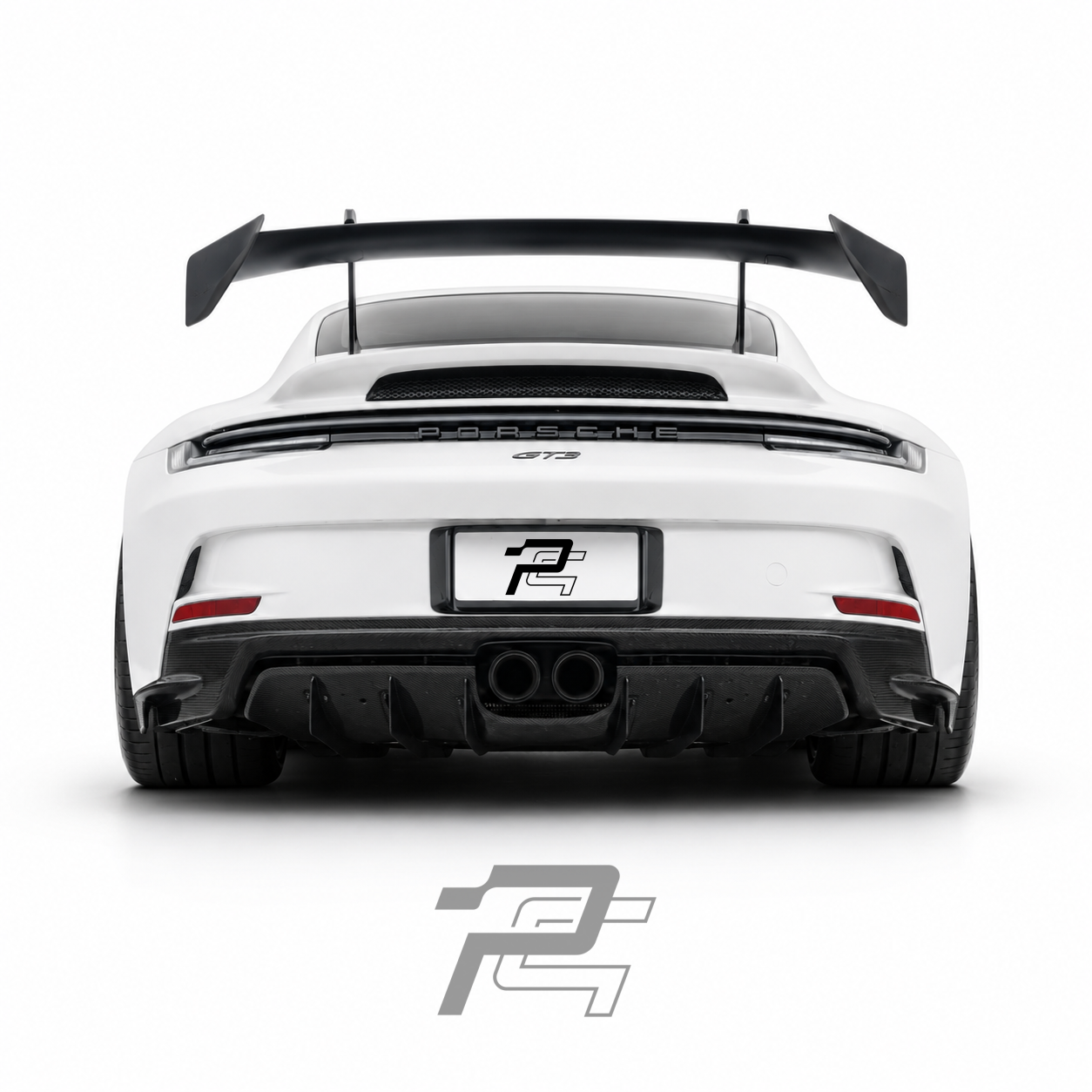 Dry Carbon Fiber Lower Rear Diffuser – Porsche 992.1 911 GT3 / GT3 RS