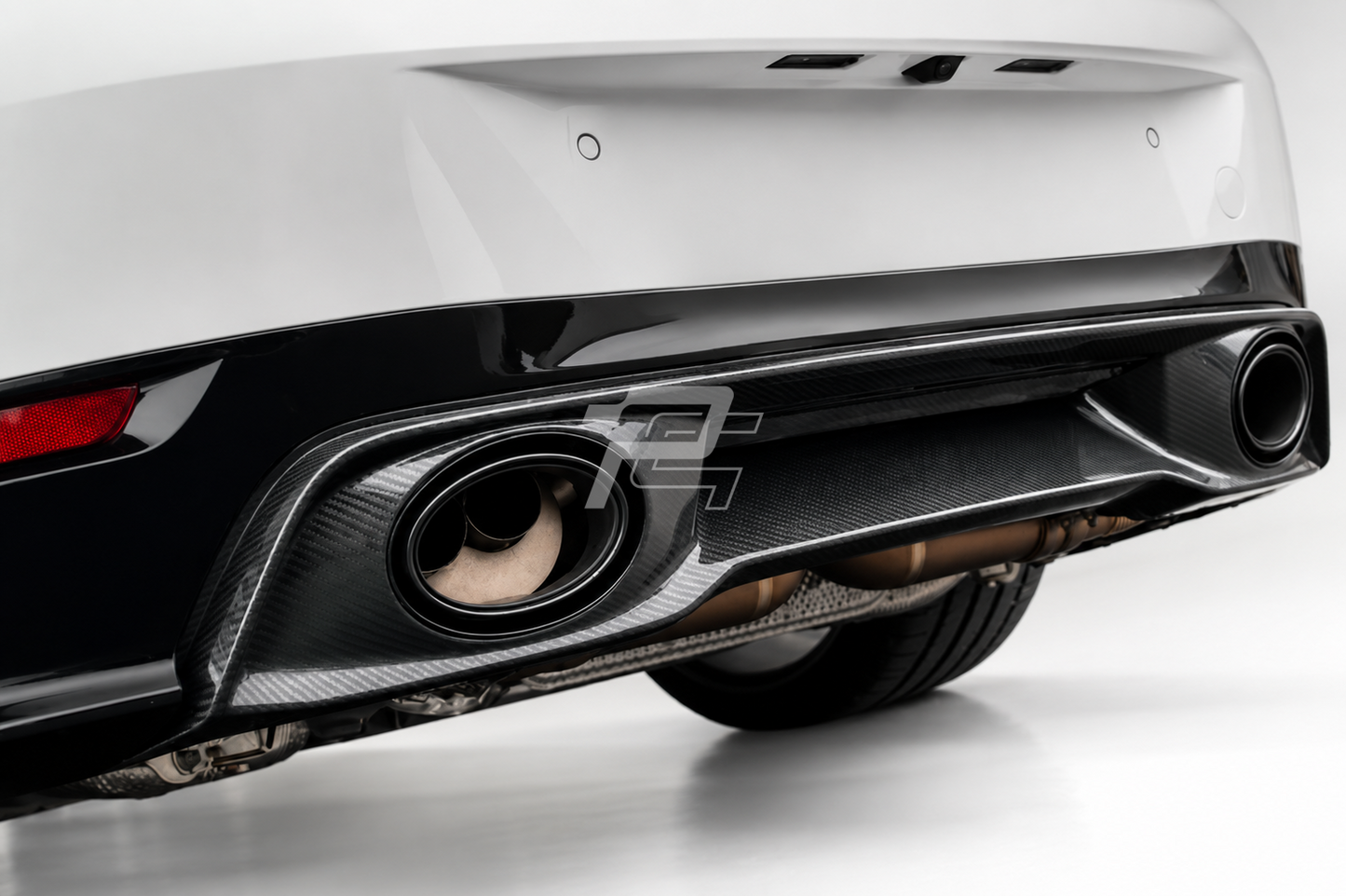 Dry Carbon Fiber Rear Diffuser - Porsche 992.2 911 Carrera / Targa Sport Design