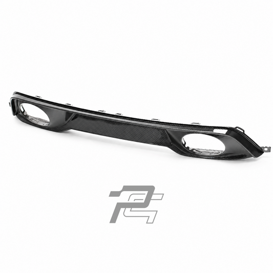 Dry Carbon Fiber Rear Diffuser - Porsche 992.2 911 Carrera / Targa Sport Design