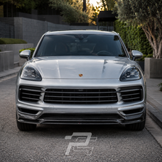 TA Style Dry Carbon Fiber Front Lip – Porsche Cayenne 9YA.1 / 9YB.1 2019–2023 Non-Sport Design