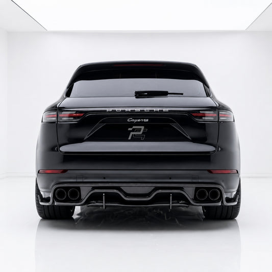 TA Style Dry Carbon Fiber Rear Diffuser – Porsche Cayenne 9YA / Coupe 9YB 2019-Present