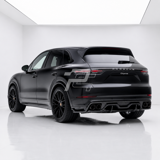 TA Style Dry Carbon Fiber Rear Diffuser – Porsche Cayenne 9YA / Coupe 9YB 2019-Present