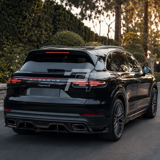TA Style Dry Carbon Fiber Rear Diffuser – Porsche Cayenne 9YA / Coupe 9YB 2019-Present