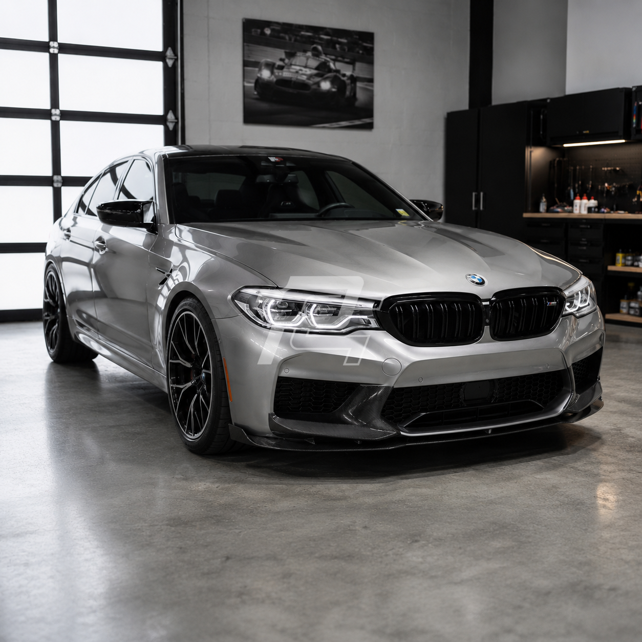 MAN Style Dry Carbon Fiber Front Lip - BMW M5 F90 Pre-LCI