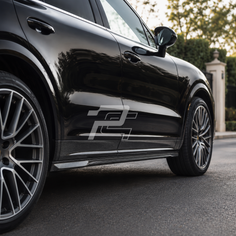 TA Style Dry Carbon Fiber Side Skirt – Porsche Cayenne 9YA / Coupe 9YB 2019-Present