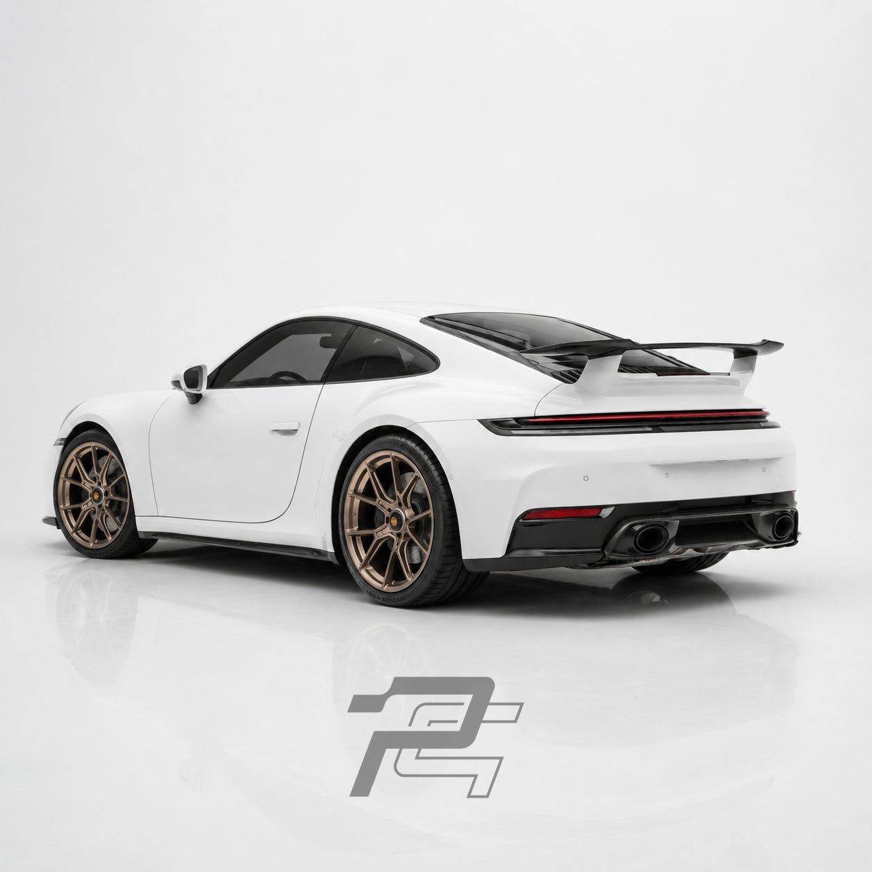 Dry Carbon Fiber Rear Diffuser - Porsche 992.2 911 Carrera / Targa Sport Design
