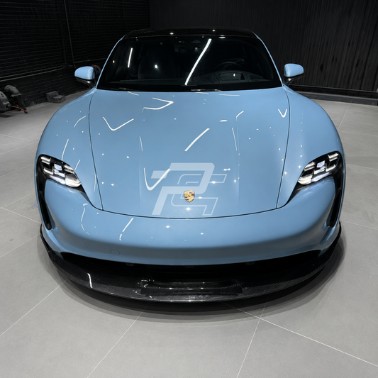 OD Style Dry Carbon Fiber Front Lip - Porsche Taycan 9J1