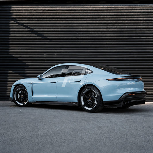 OD Style Dry Carbon Fiber Rear Diffuser - Porsche Taycan 9J1