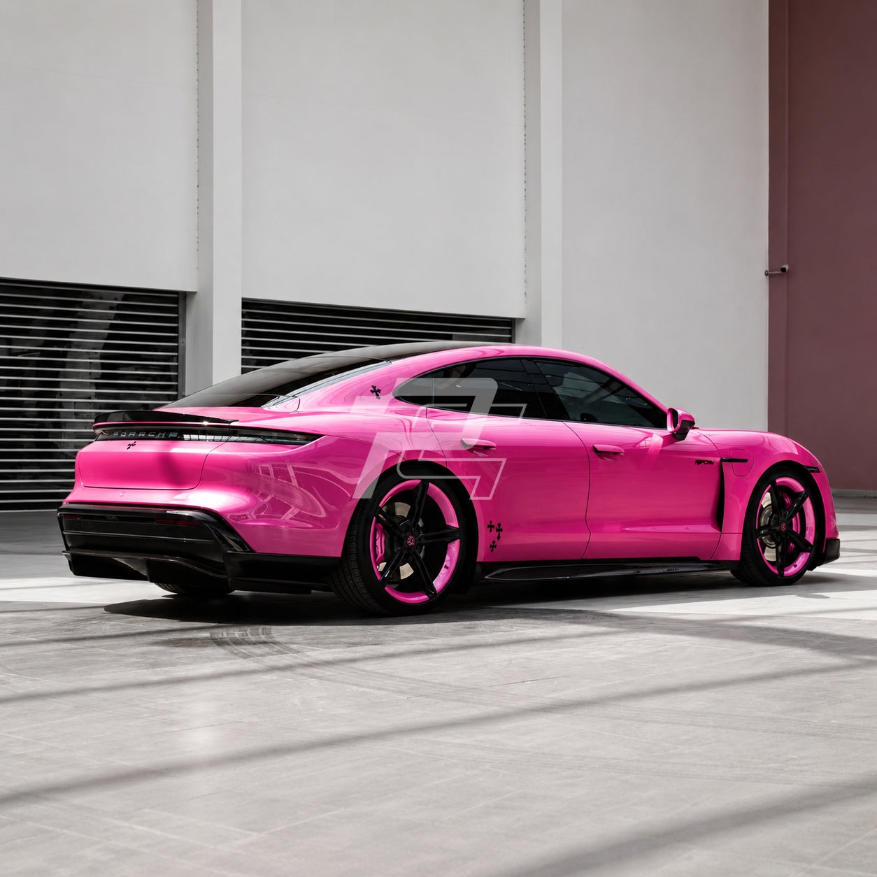 OD Style Dry Carbon Fiber Rear Spoiler - Porsche Taycan 9J1