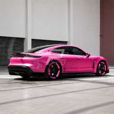 OD Style Dry Carbon Fiber Rear Spoiler - Porsche Taycan 9J1