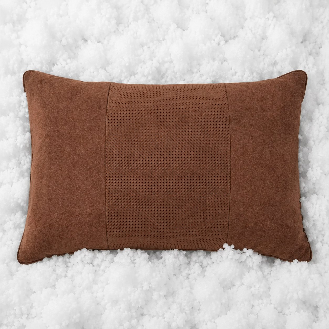Signature Italian Alcantara Headrest & Lumbar Support Cushion Set