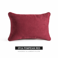 Signature Italian Alcantara Lumbar Support Cushion