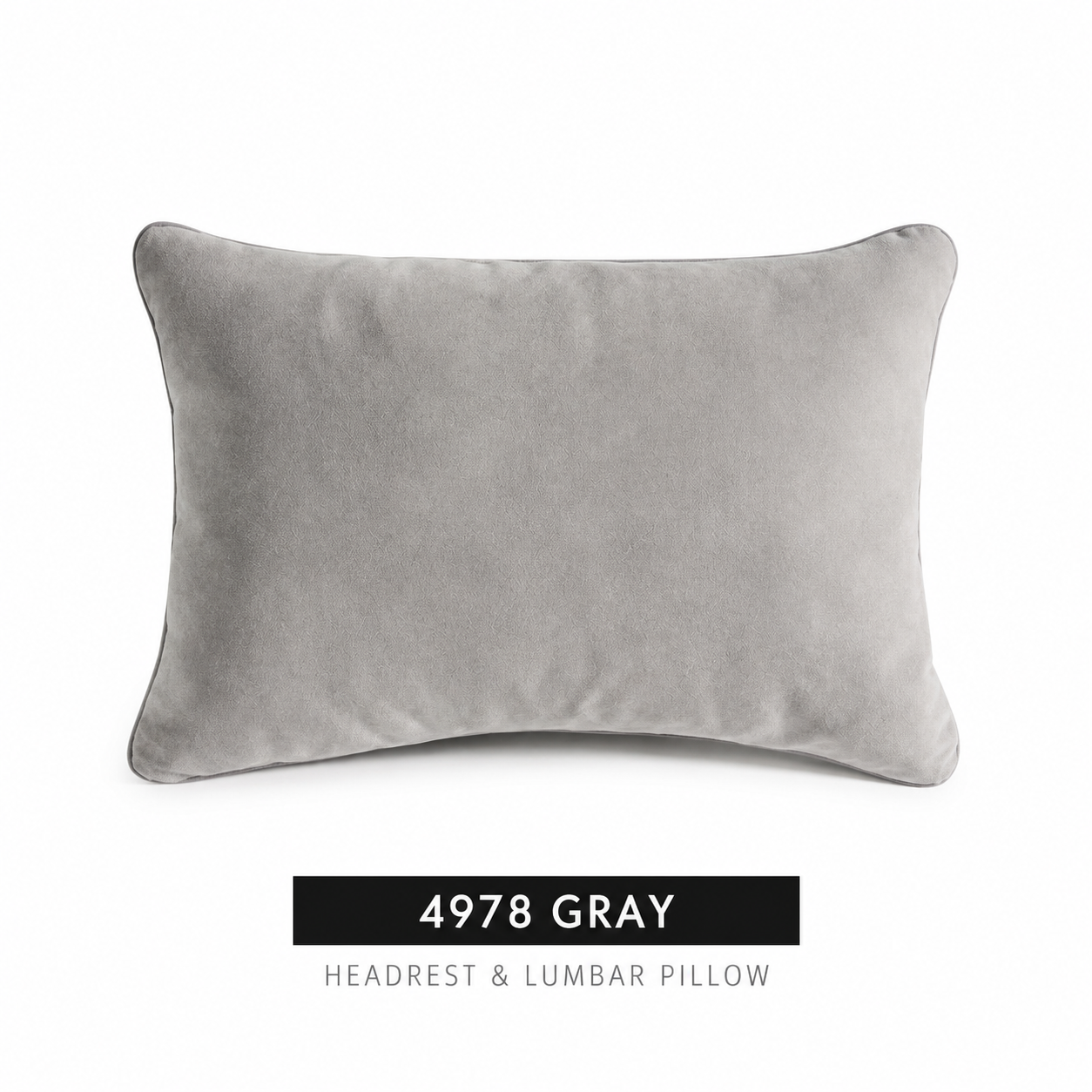 Signature Italian Alcantara Lumbar Support Cushion