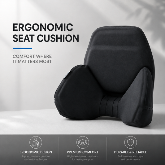 Premium Ergonomic Pelvic Support Cushion - Porsche LWCB & BMW Bucket Seats