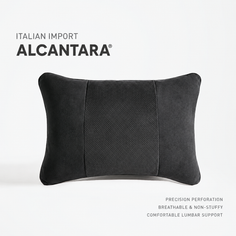Signature Italian Alcantara Lumbar Support Cushion