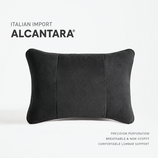 Signature Italian Alcantara Lumbar Support Cushion