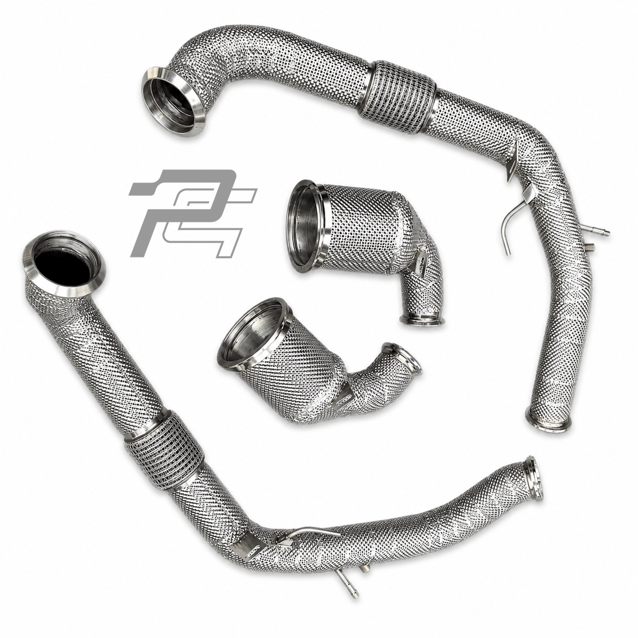 EA839 High-Flow Downpipes – Porsche Panamera 976 2.9T V6