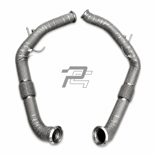 EA839 High-Flow Downpipes – Porsche Panamera 971 2.9T V6