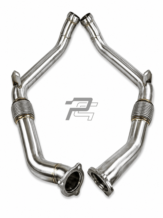 EA839 High-Flow Downpipes – Porsche Panamera 971 2.9T V6