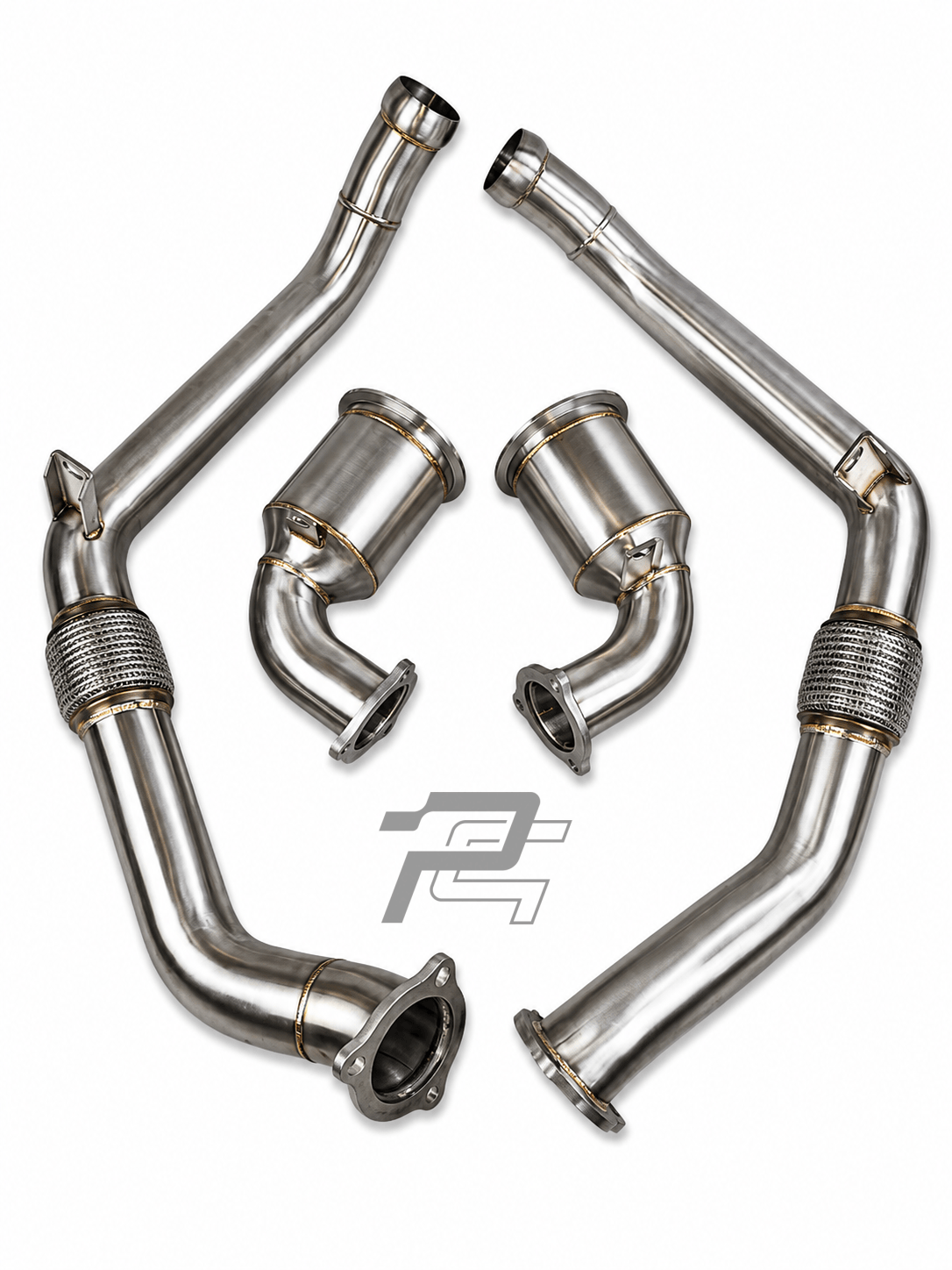 EA839 High-Flow Downpipes – Porsche Panamera 976 2.9T V6