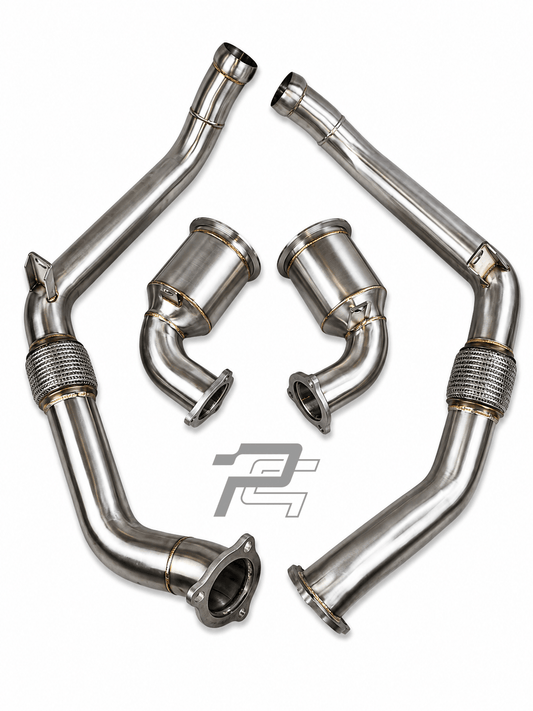 EA839 High-Flow Downpipes – Porsche Panamera 971 2.9T V6