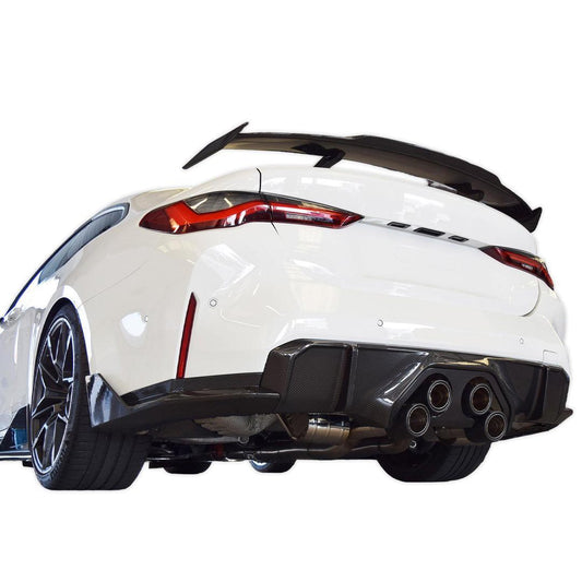 MP Exhaust Style Carbon Fiber Rear Diffuser - BMW M3 G80/G81 & M4 G82/G83