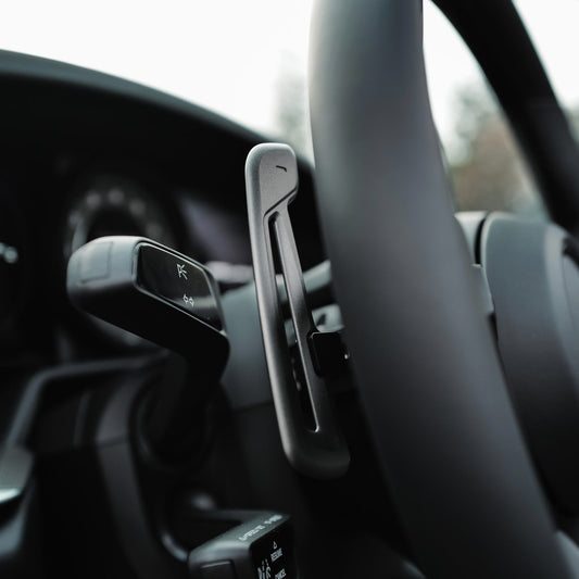 Porsche GT3RS Weissach Package Style Aluminum Paddles - JQ Werks Clubsport Magnetic Paddle Shifters