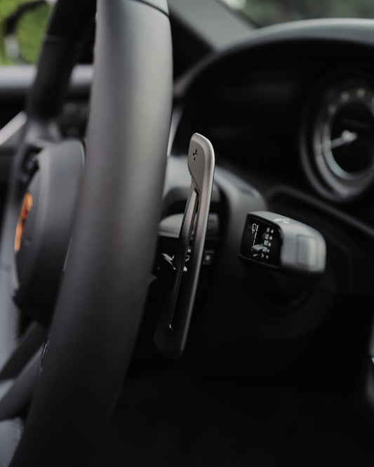 Porsche - GT3 RS Weissach Package Style Aluminum Paddles For JQ Werks Madtrace® Clubsport Magnetic Paddle Shifters