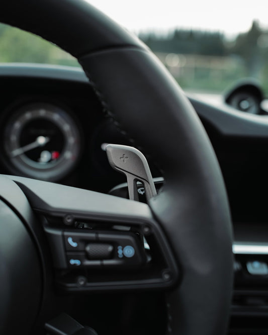 Porsche - GT3 RS Weissach Package Style Aluminum Paddles For JQ Werks Madtrace® Clubsport Magnetic Paddle Shifters