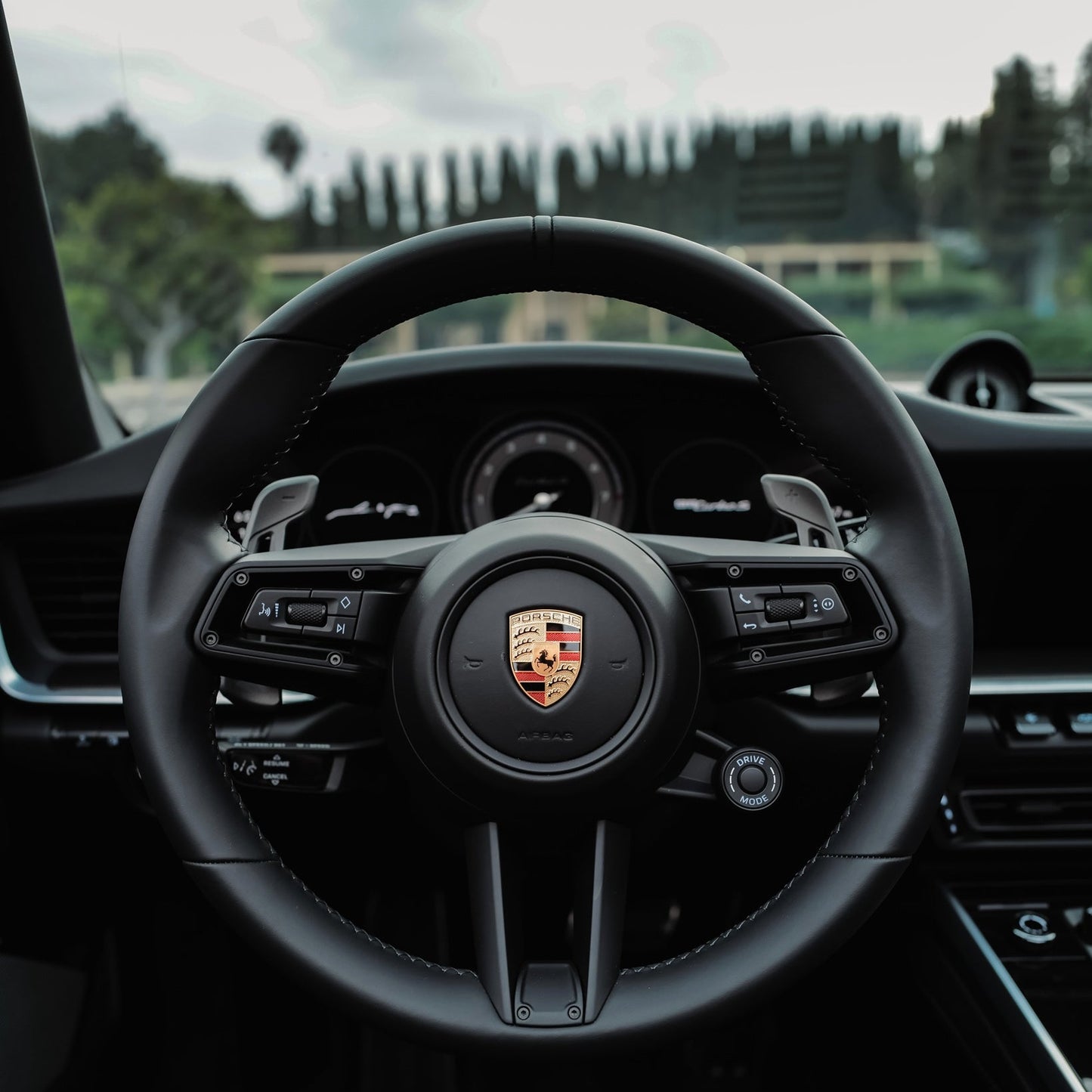Porsche GT3RS Weissach Package Style Aluminum Paddles - JQ Werks Clubsport Magnetic Paddle Shifters