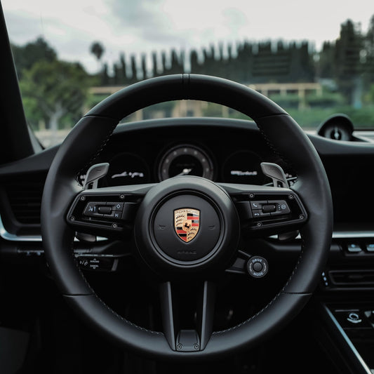 Porsche GT3RS Weissach Package Style Aluminum Paddles - JQ Werks Clubsport Magnetic Paddle Shifters