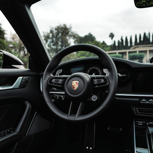 Porsche GT3RS Weissach Package Style Aluminum Paddles - JQ Werks Clubsport Magnetic Paddle Shifters