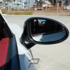 Dry Carbon Fiber Mirror Caps – Porsche 991 & 981 & 982