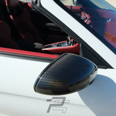 Dry Carbon Fiber Mirror Caps – Porsche 991 & 981 & 982