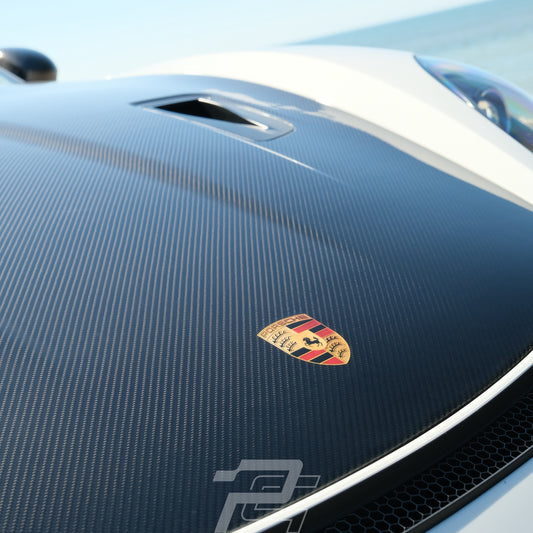 RS Style Dry Carbon Fiber Front Hood with NACA Air Duct - Porsche 981 & 718 & 991
