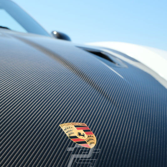RS Style Dry Carbon Fiber Front Hood with NACA Air Duct - Porsche 981 & 718 & 991