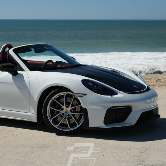 RS Style Dry Carbon Fiber Front Hood with NACA Air Duct - Porsche 981 & 718 & 991