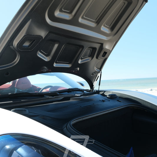 RS Style Dry Carbon Fiber Front Hood with NACA Air Duct - Porsche 981 & 718 & 991