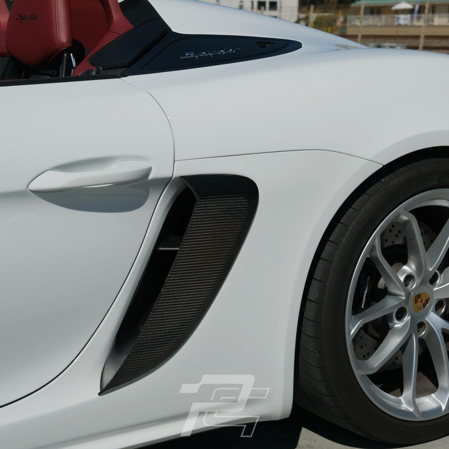 GT4RS Style Dry Carbon Fiber Side Air Intake Cover - Porsche 718 GT4/RS & Spyder/RS