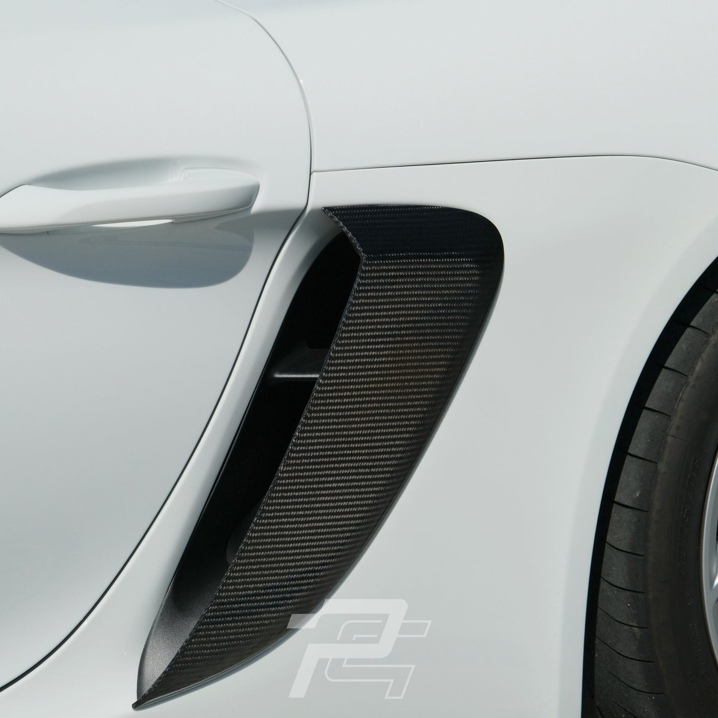 GT4RS Style Dry Carbon Fiber Side Air Intake Cover - Porsche 718 GT4/RS & Spyder/RS