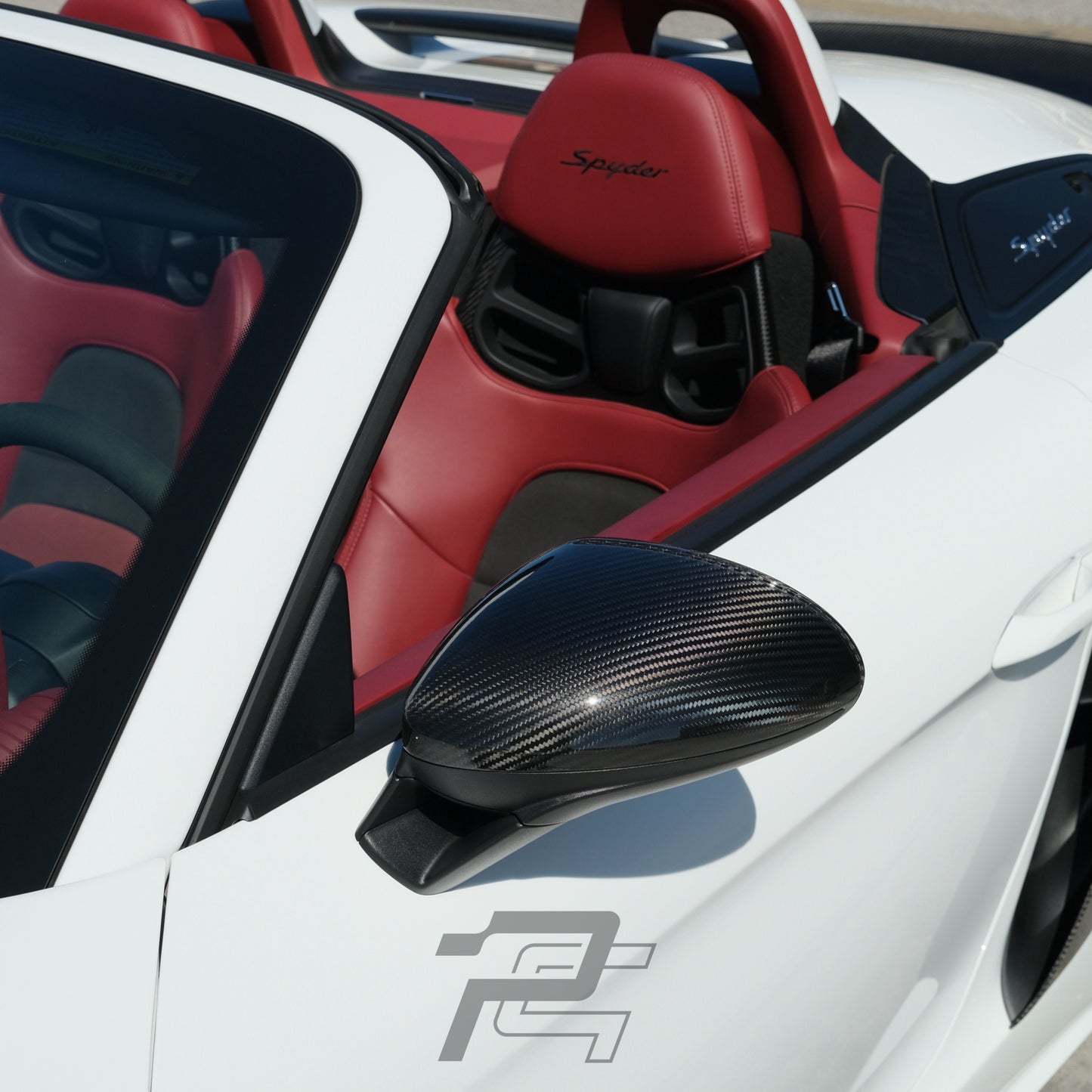 Dry Carbon Fiber Mirror Caps – Porsche 991 & 981 & 982