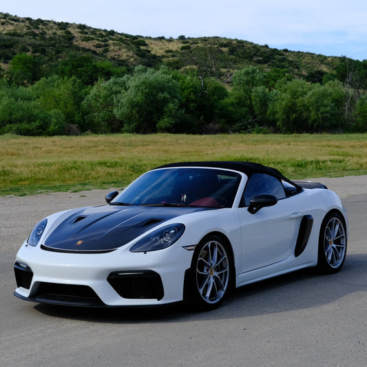 RS Style Dry Carbon Fiber Front Hood with NACA Air Duct - Porsche 981 & 718 & 991