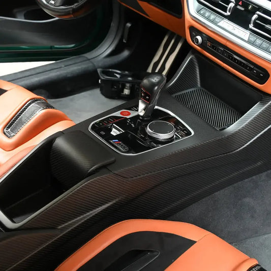 CSL Style Carbon Fiber Center Console - BMW M3 G80/G81 & M4 G82/G83 & M2 G87