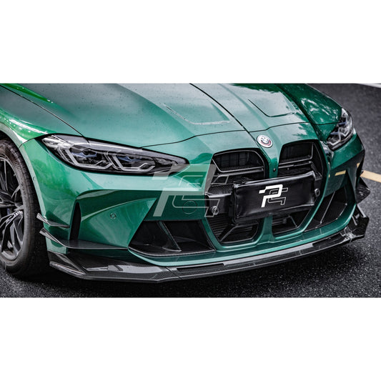 V Style Dry Carbon Fiber Front Lip - BMW M3 G80/G81 & M4 G82/G83